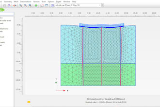 be geotechnical engineering , geotech, soil mechanics project using plaxis2d 3d