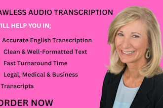 transcribe business meetings, webinars, and lectures
