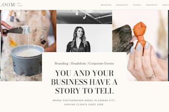 design high converting showit website, leadpages and instapage landing pages