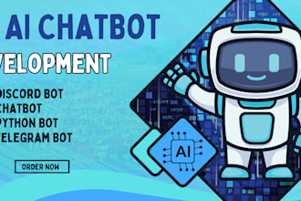 develop custom ai chatbot  python bot for social media automation