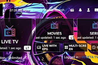 rebrand iptv app smart tv xciptv android tv with admin panel subscription