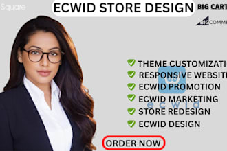 set up ecwid store shopify website bigcartel squarespace online website design