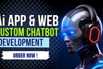 develop ai chatgpt mobile app or website ai saas app ai chatbot ai software