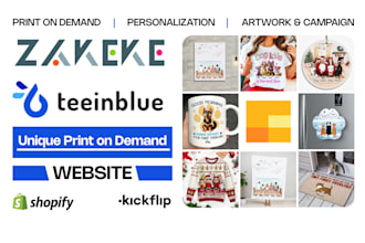 design teeinblue zakeke 3d 2d or kickflip artwork personalized pod product