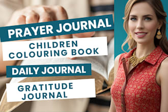 create prayer journal, fillable pdf form workbook design kdp journal, paperback