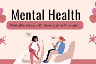 design counseling therapy mental health and fitness, wellness lifestyle website