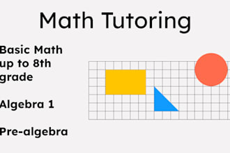 teach you math up to 8th grade as a supervised 14 year old tutor