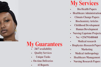 do bio health, biochemistry and biophysics tasks assigned