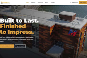 create a professional modern interactive website