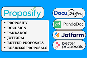 create docusign proposify better proposal pandadoc better business proposals