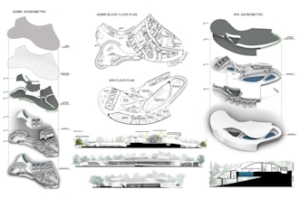 do parametric 3d model, floor plan in rhino and  grasshopper 24hours