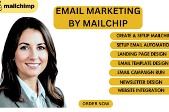 boost sales with expert mailchimp email campaign, template design  automation