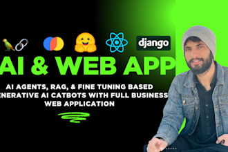 develop ai agents rag and fine tuned llm powered web solutions