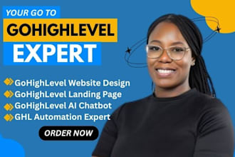 build gohighlevel website, set up ghl funnel, chatbot, and automation workflows