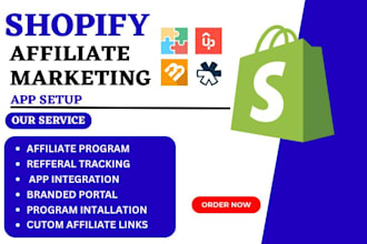 setup shopify affiliate marketing uppromot goaffpro bixgrow refersion referrly
