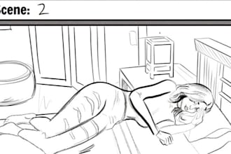 draw 20 sketch frames in 24 hours