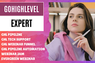 setup gohighlevel pipeline ghl tech support ghl webinar funnel ghl integration