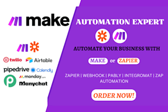 build ai agent whatsapp automation, n8n twillio makecom zapier api integration