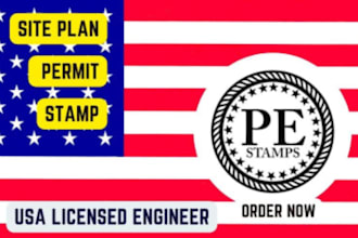 do pe stamp, licensed architect,ca stamp, city permit ,adu,mep  texas stamp, USA