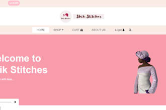 develop a secure and scalable business and ecommerce website with admin panel