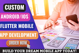 do flutter app creation, app development as your flutter app developer