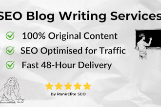 write a professional SEO blog post for your website, first customer deal