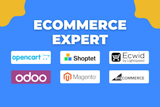 build and customize your shoptet magento bigcommerce ecwid opencart odoo stores