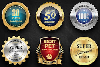design clean badge, shield, circe, monogram, stamp, seal, emblem logo