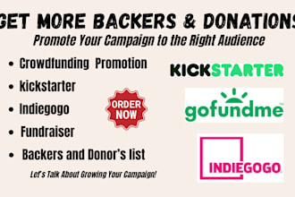 do kickstarter crowdfunding fundraising ads gofundme indiegogo campaign