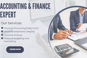 do accounting data entry, quickbooks, and financial reports