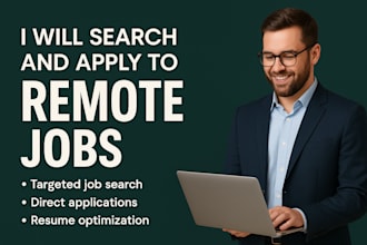 search and apply remote jobs, job application, reverse recruit for job search