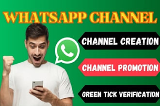 promote your whatsapp channel and increase the channel followers ,whatsapp group