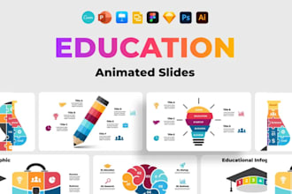 design professional educational powerpoint canva slides for courses and lecture