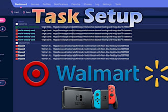 develop walmart bot, autobuy bot, amazon bot, bestbuy bot, shopify bot, ebay bot