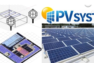 do solar permit design, pv system, solar carport with pylon, pvsol and pvsyst