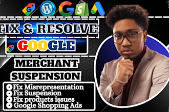 fix google merchant center suspension,gtin code, misrepresentation shopping ads