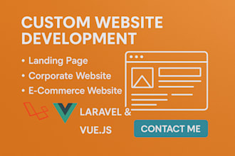 build custom website with admin panel for you