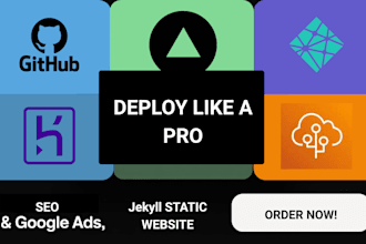 edit deploy static website using jekyll on github, netlify and heroku with SEO