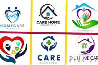 home care logo home care medical flyer design home care business card brochure