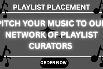 pitch your music to our network of playlist curators