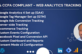 set up gdpr google analytics 4 ga4 tracking on tag manager GTM