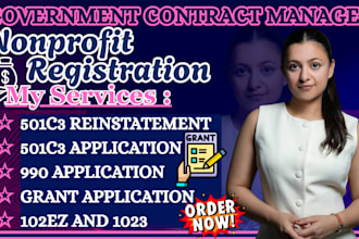 501c3 reinstatement, non profit registration, 501c3 application, 990, 102ez, ein