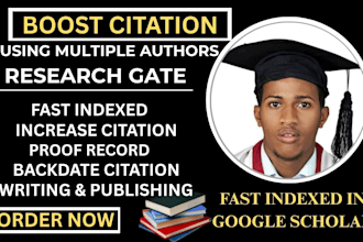 increase citation h index in google scholar, backdated citations on researchgate