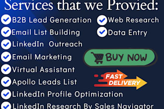 b2b lead generation, verified contact list, prospect list by sales nav