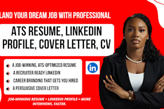 brand and optimize your linkedin profile, executive resume, cover letter, cv