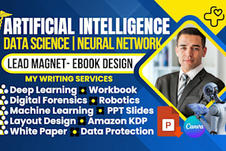 write ebook on artificial intelligence, lead magnet, ml, robotics, generative ai