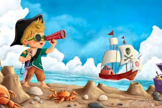 illustrate children story book illustration children picture book illustration