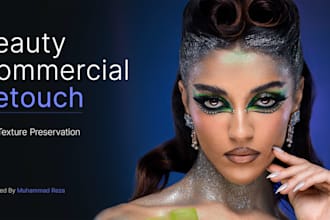 high end beauty retouch and photo editing