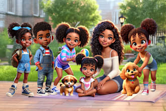 do african american children story book illustration, children book covers