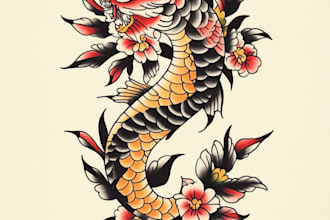create custom tattoo design, tattoo sleeve